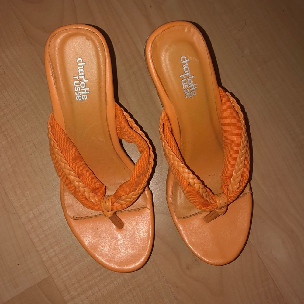 Orange heels
